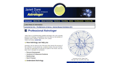Desktop Screenshot of janetdareastrology.com